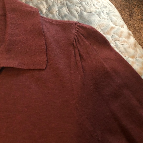 Super cute henley-style sweater. - Picture 3 of 5